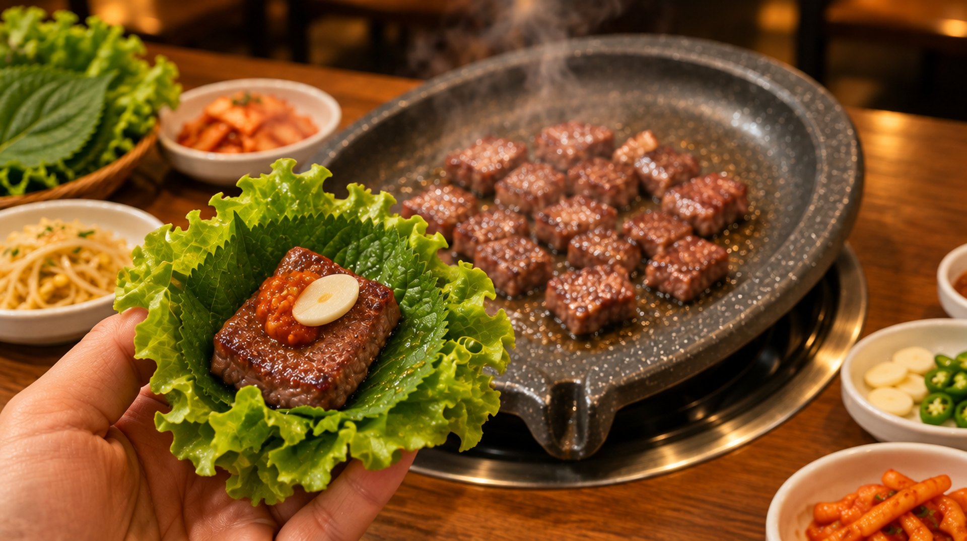 소고기 쌈